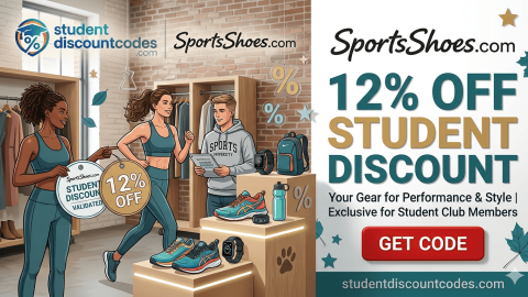 12% Student Discount at SportsShoes.com